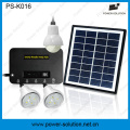 4W Portable Solar Home System with 3 PCS 1W Bulb and Phone Charger